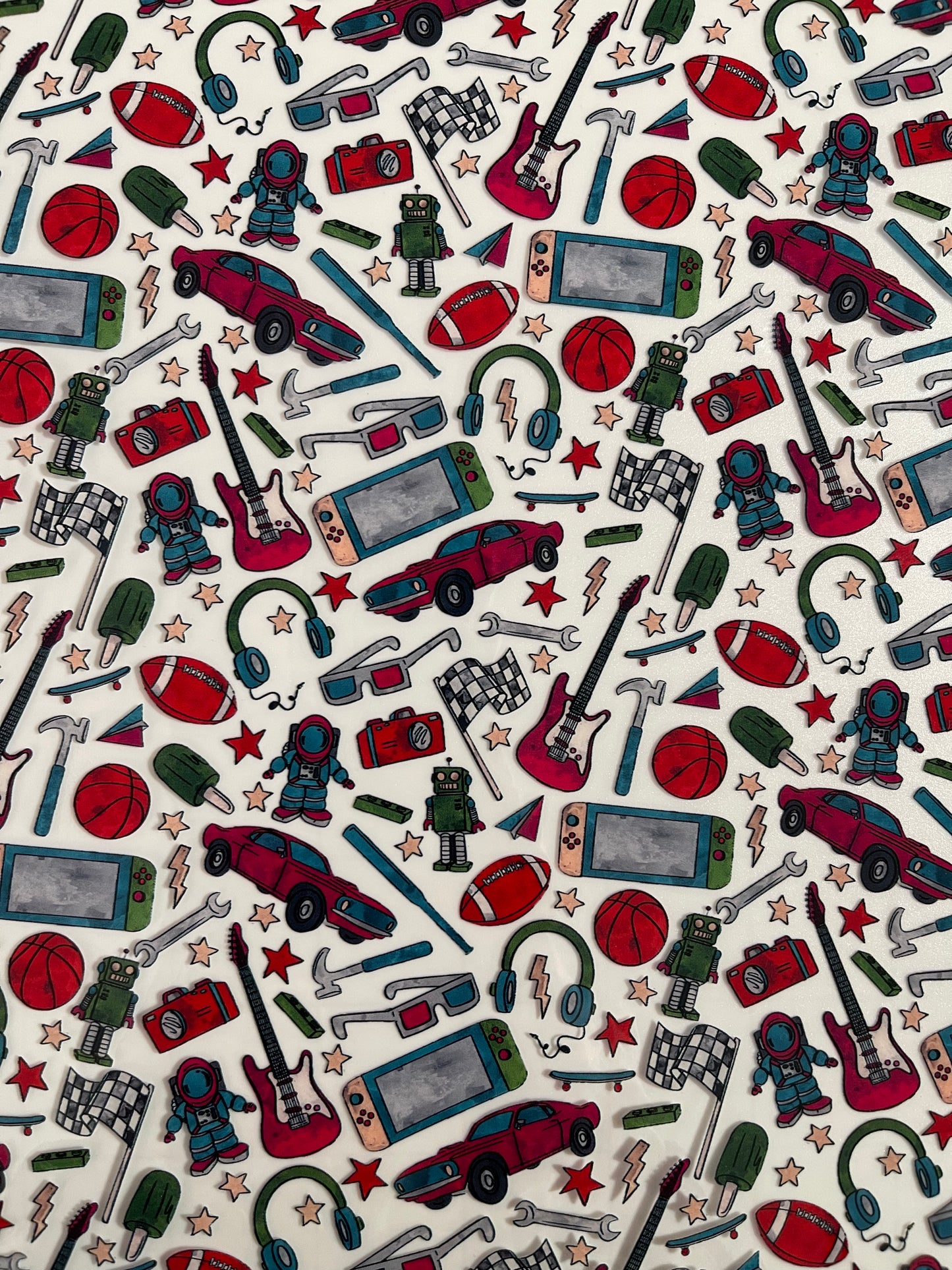 Game on! - Clear TPU 12"x 52"