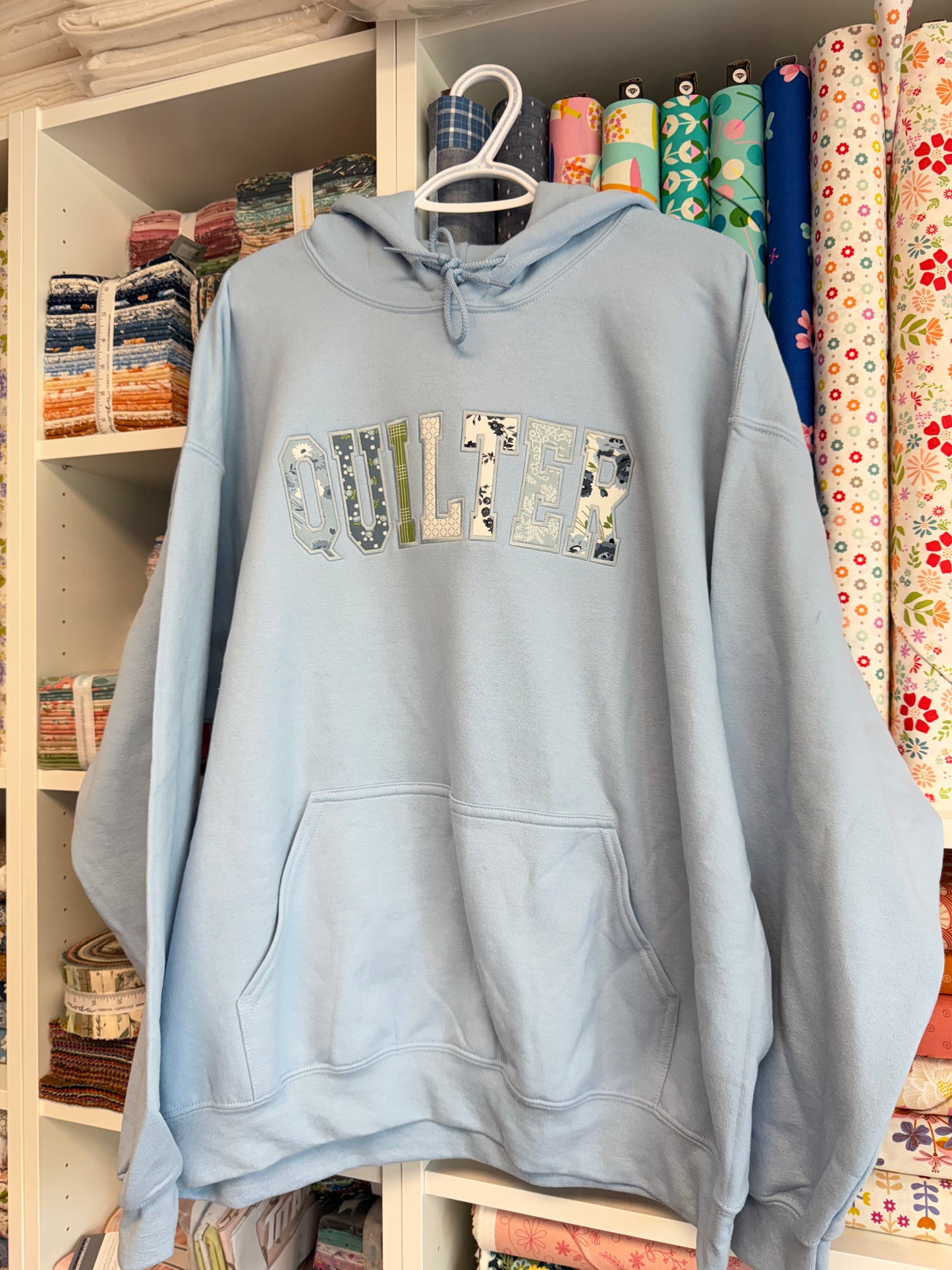 QUILTER - Nantucket Summer (Fabric from Camille Roskelley) Edition - Embroidered Hoodie or Crewneck