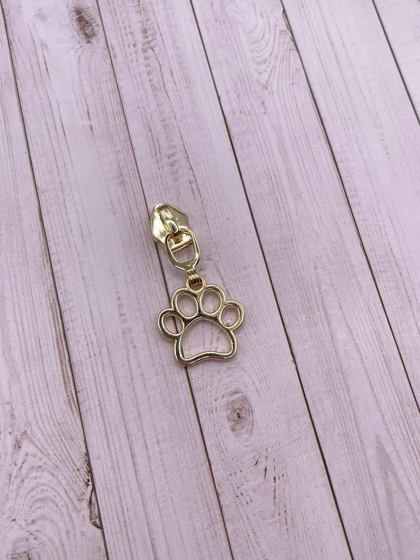 Paw Print Rainbow Zipper Pull (#5 Zipper)