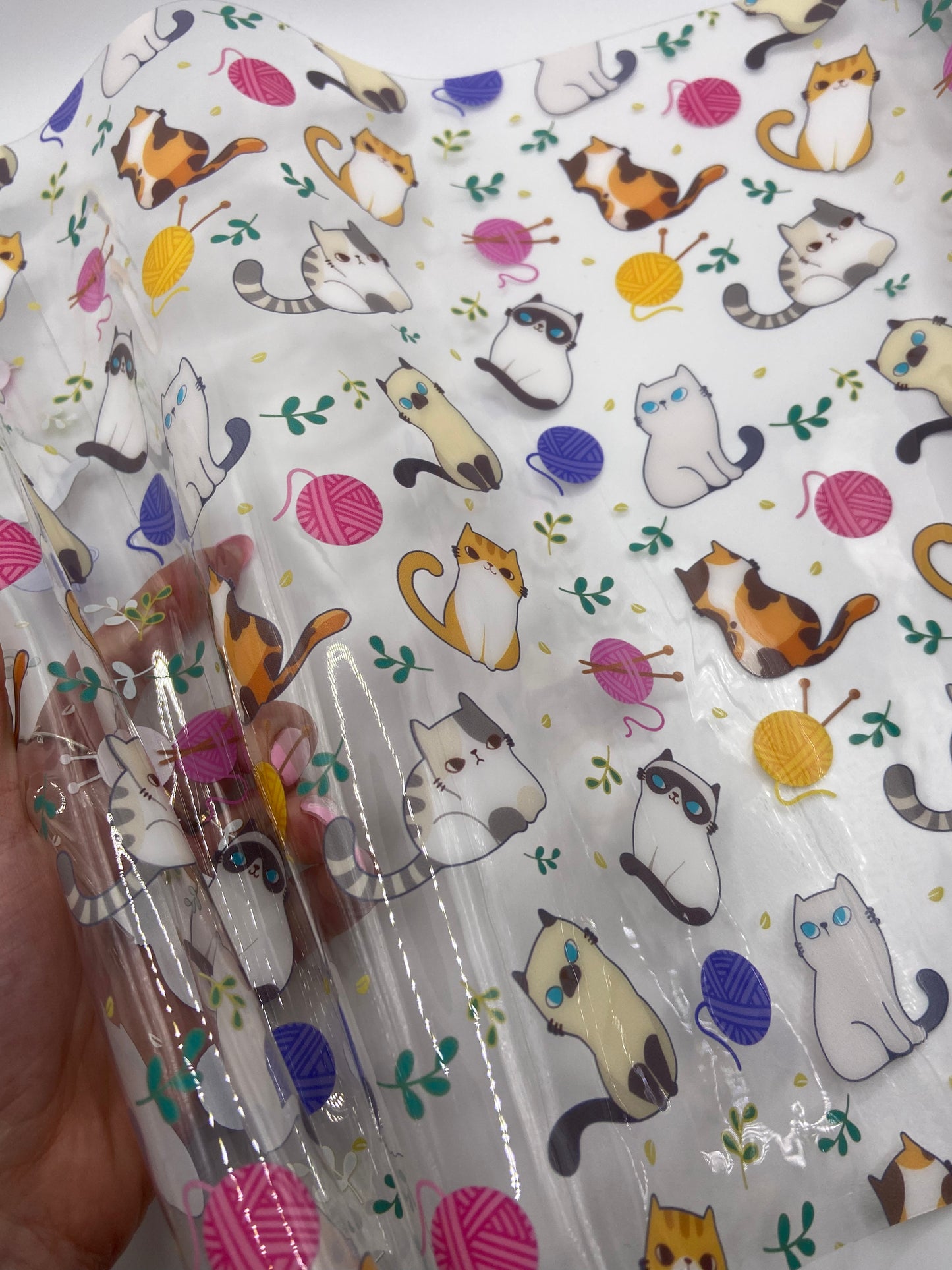 Knitting Kitties - Clear TPU