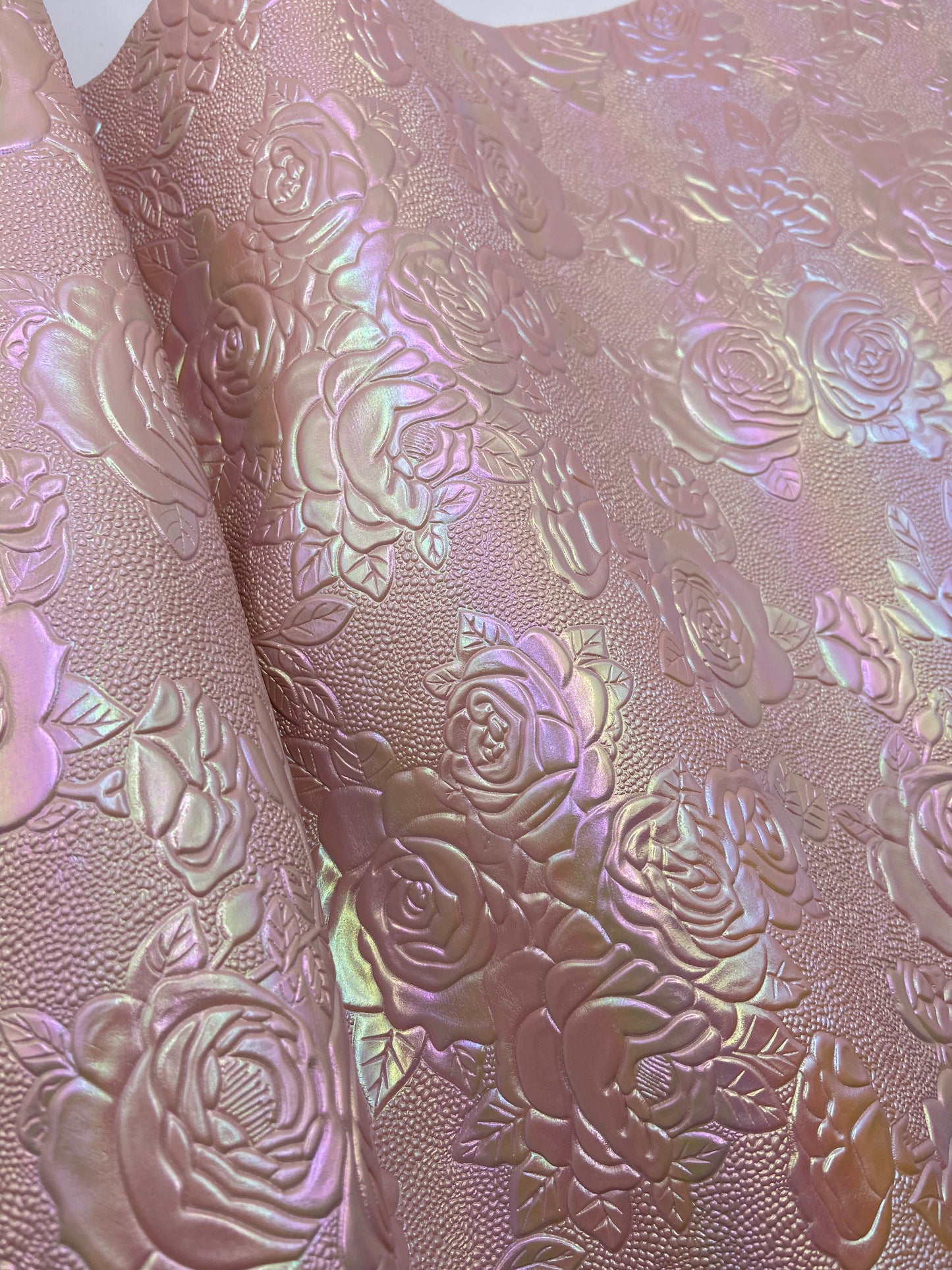 Embossed Roses (Pink) - Vinyl