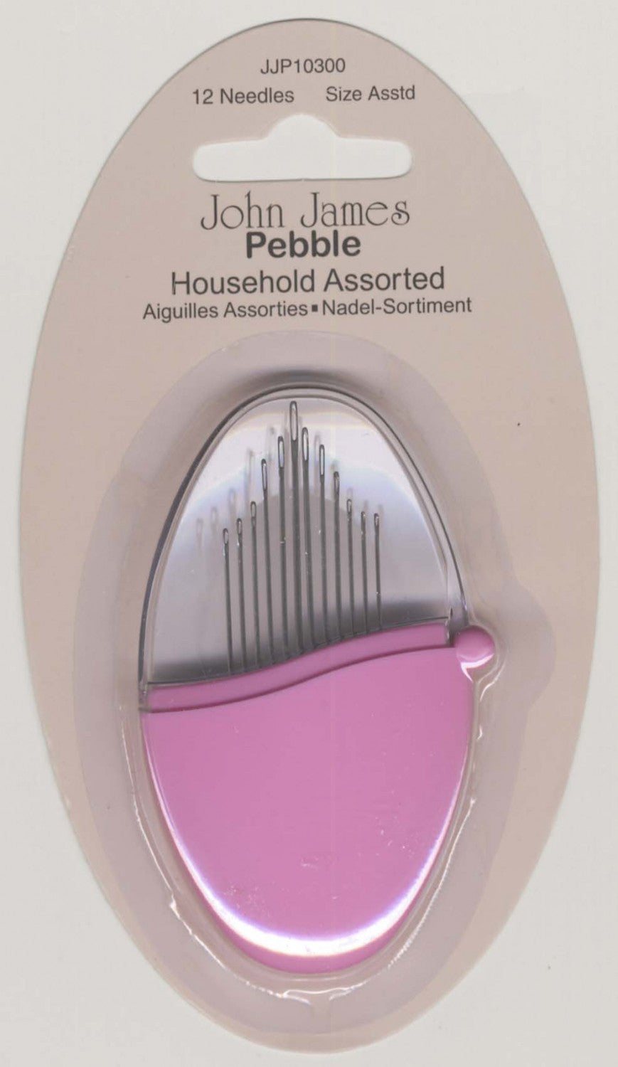 John James Pebbles Household Needles Assorted Sizes 12ct