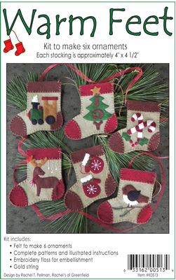 Kit de décoration - Warm Feet Ornament Kit
