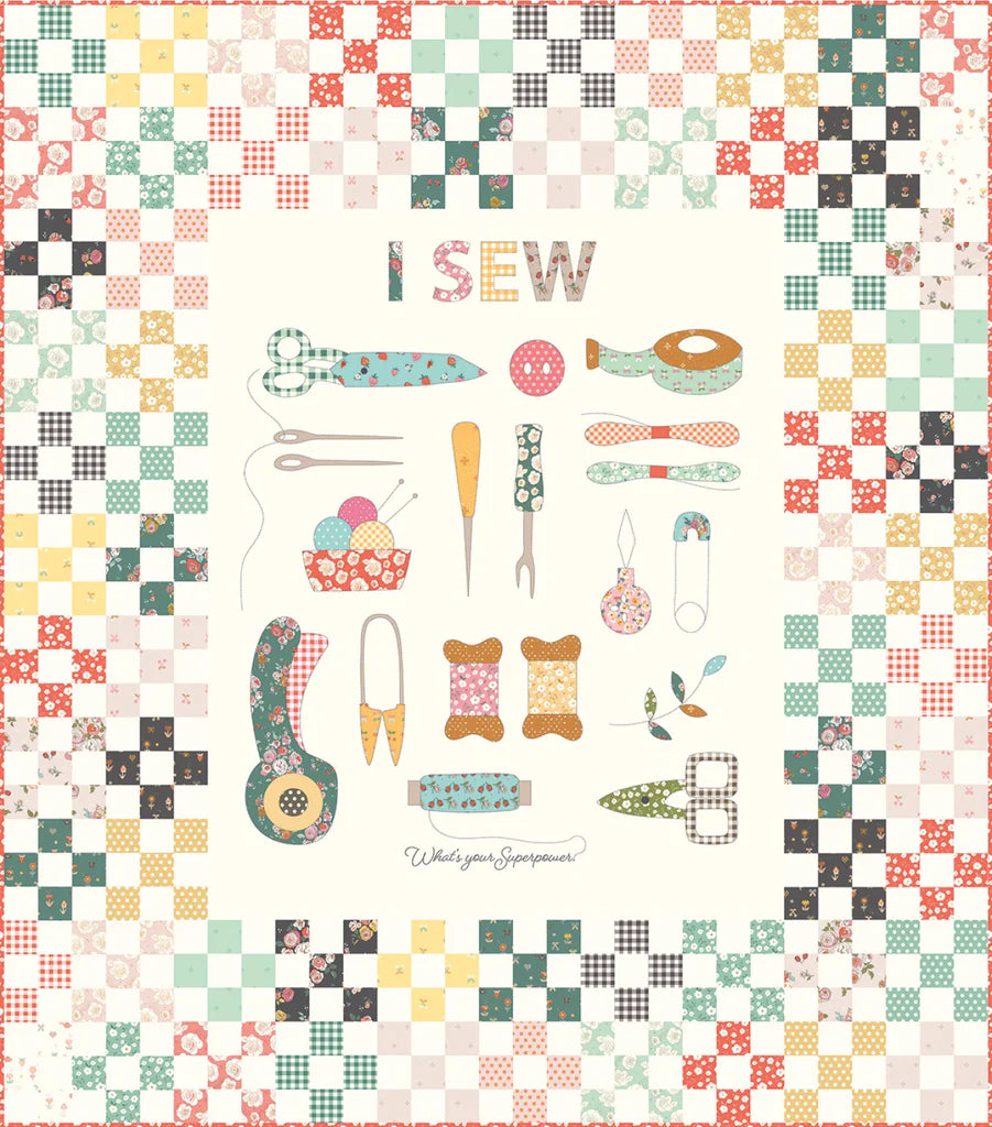 Sunsetridge I Sew Panel Quilt Kit by Minki Kim - Riley Blake