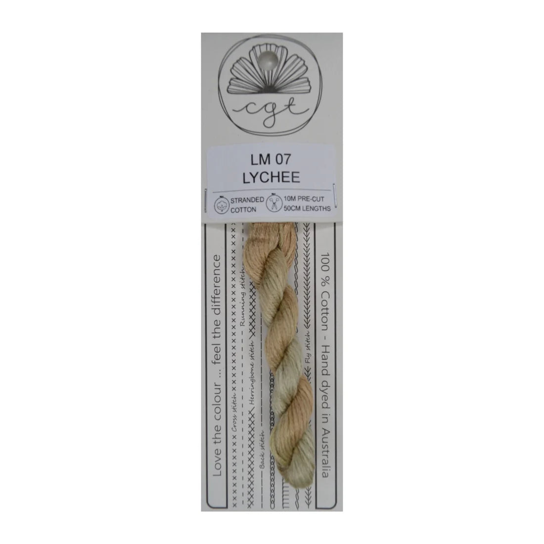 LM07 Lychee - Pre-cut floss - Cottage Garden Threads