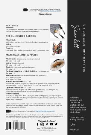 Scarlett - Sallie Tomato Pattern