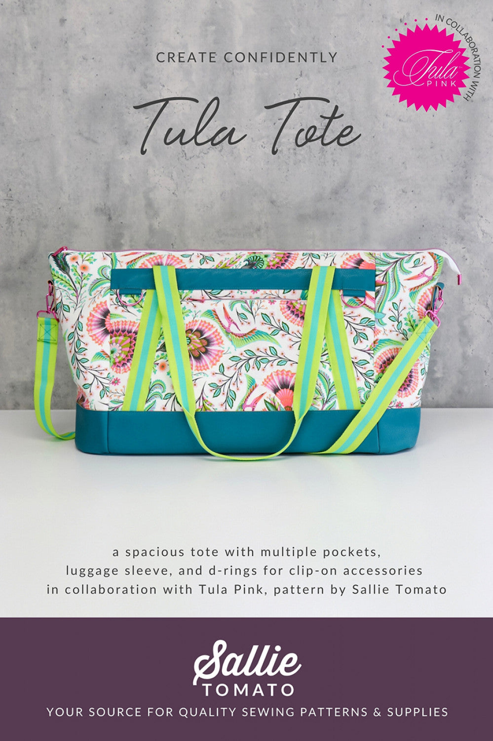 Tula Tote Sallie Tomato Pattern