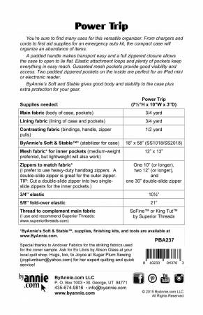 Power Trip - ByAnnie Pattern