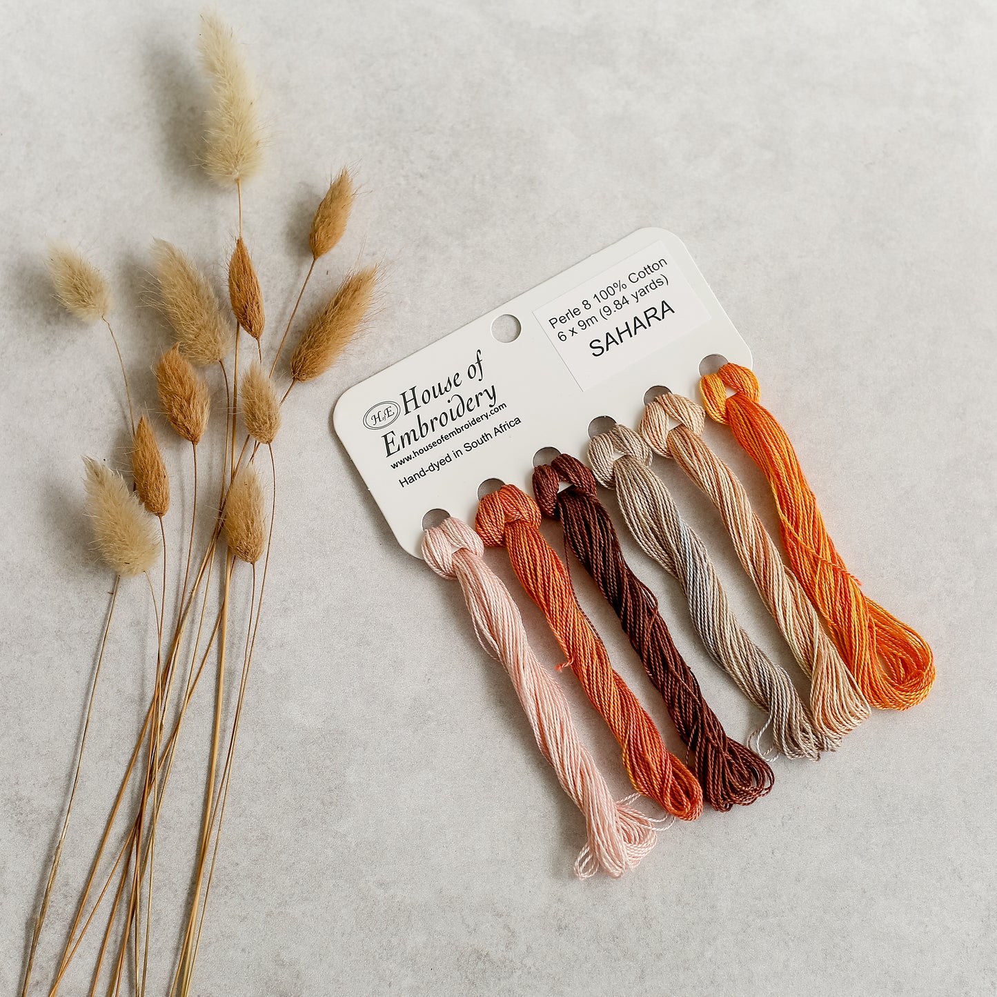 Sahara - House Of Embroidery Collections - Floss, Perle 8, Perle 12