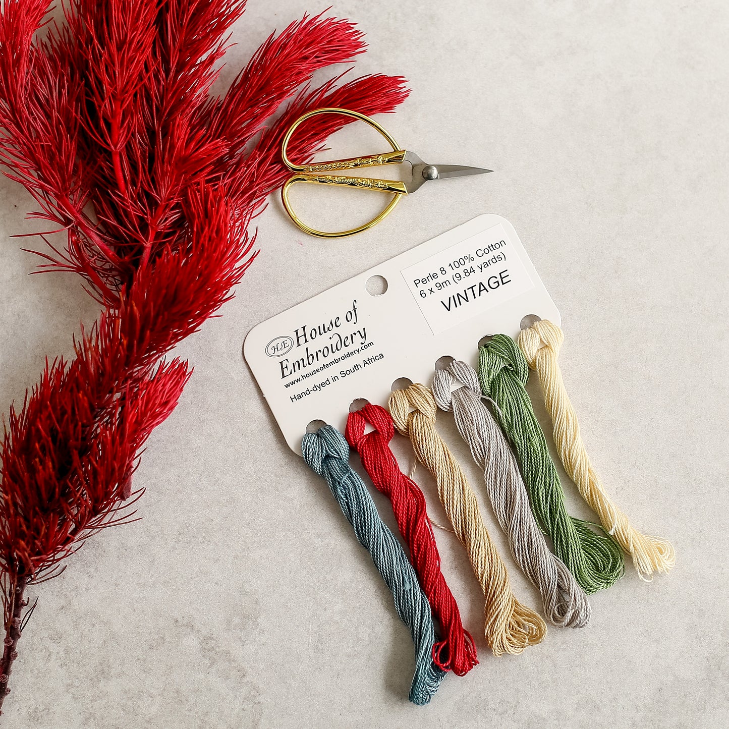 Vintage - House Of Embroidery Collections - Floss, Perle 8, Perle 12