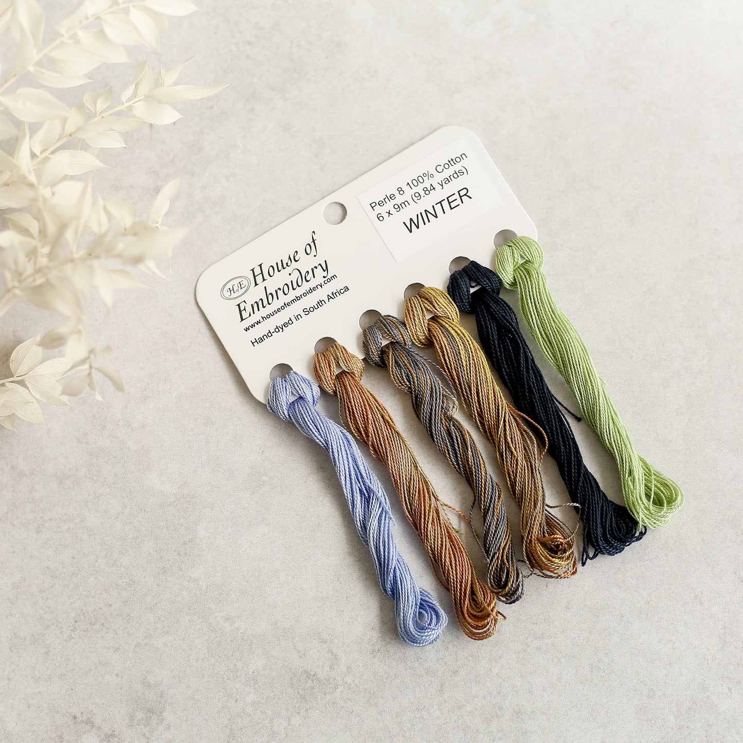 Winter - House Of Embroidery Collections - Floss, Perle 8, Perle 12