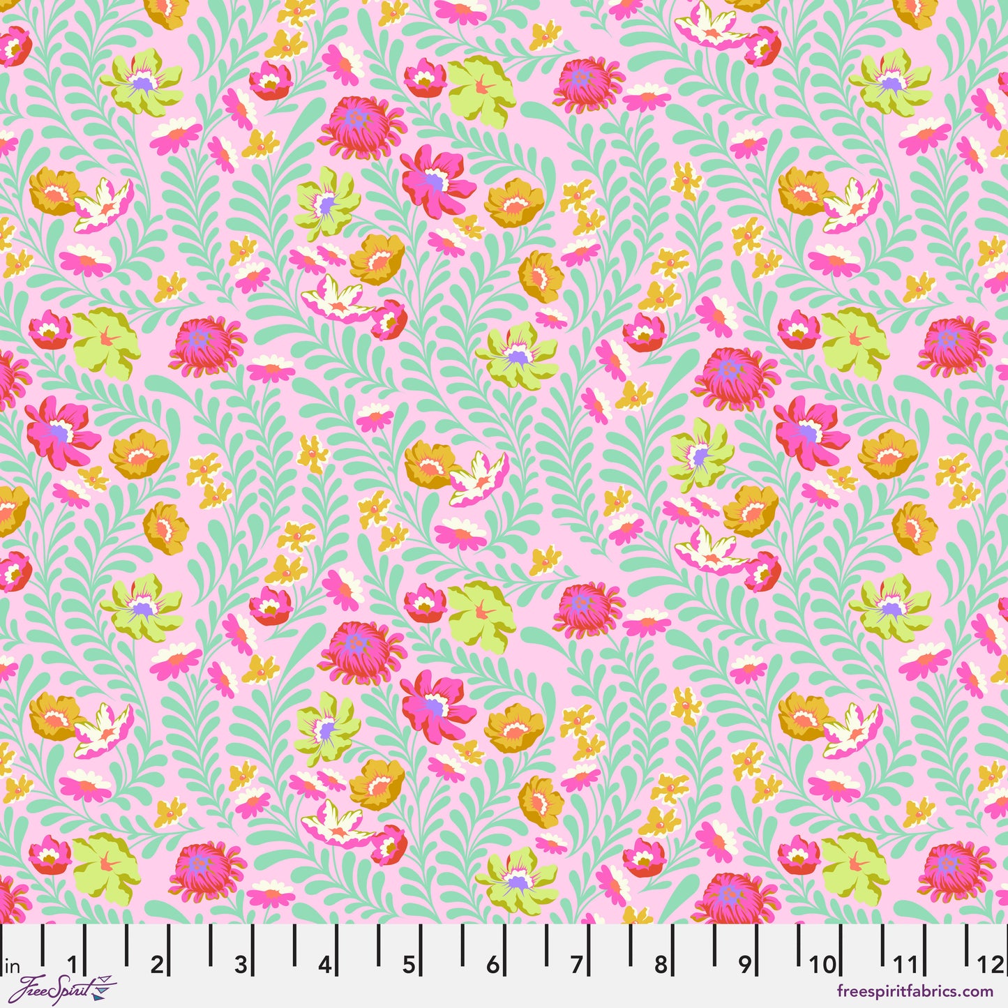 Tula Pink - UNTAMED - Flowerfield (Lunar)