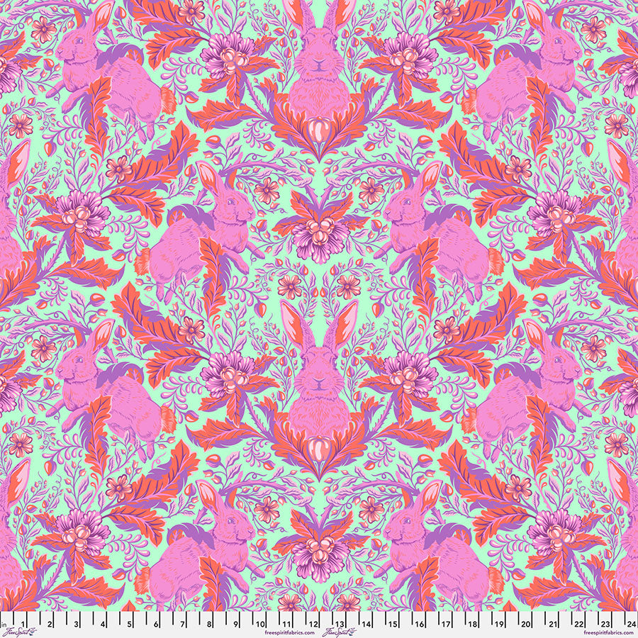 Tula Pink - Full Moon Forest II - Hoppy Go Lucky (Blossom)