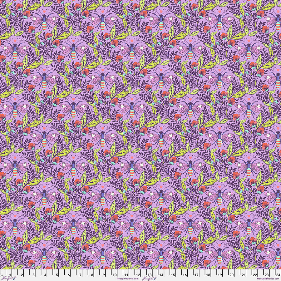 Tula Pink - Full Moon Forest II - Shake Your Honey Maker (Blossom)