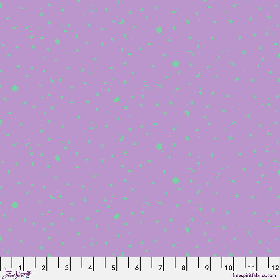 Tula Pink - True Colors - Space Sprinkles (Frozen Berry)