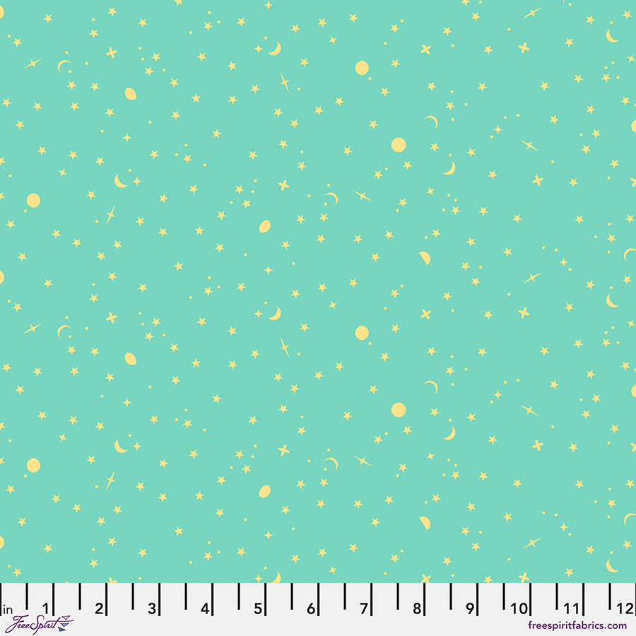 Tula Pink - True Colors - Space Sprinkles (Seaglass)