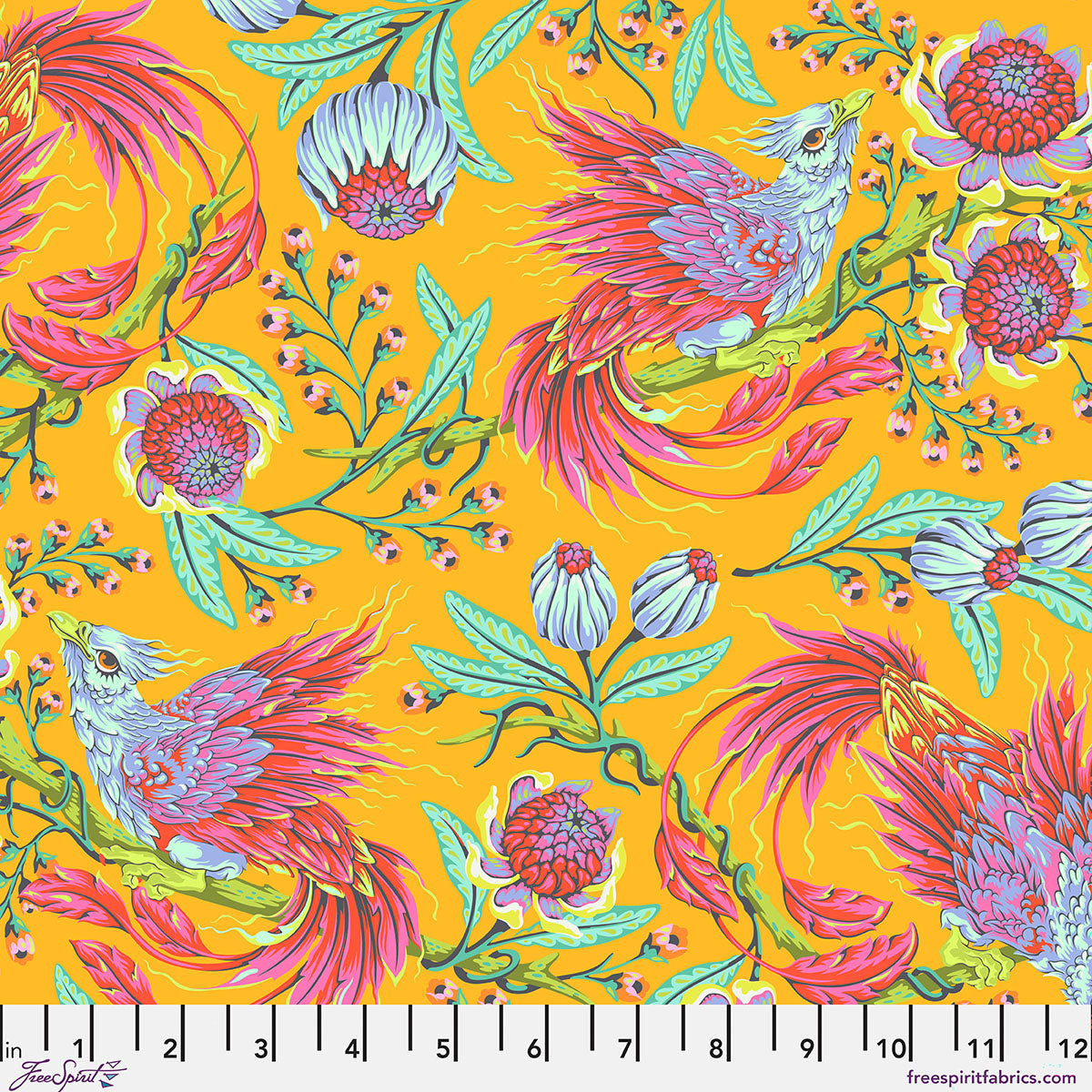 **PRE-ORDER** Tula Pink - Legendary - Hot Wings (Dandelion)