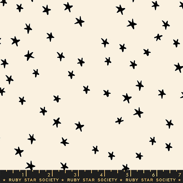 108" Starry - Black & White - Ruby Star Society
