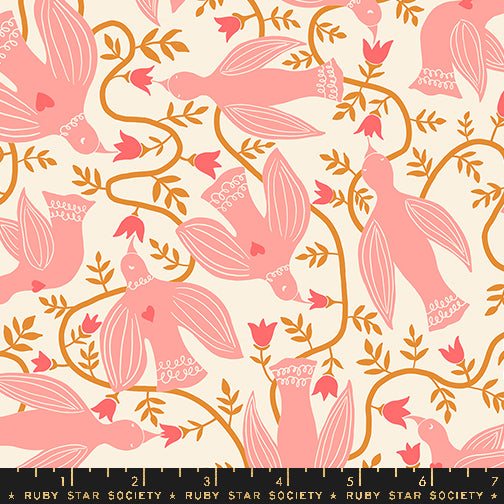 Endpaper - HUMMINGBIRDS | NATURAL - Ruby Star Society