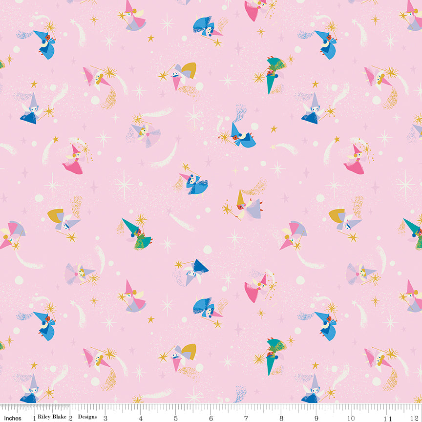 Little Brier Rose - Fairies Pink - Riley Blake Designs