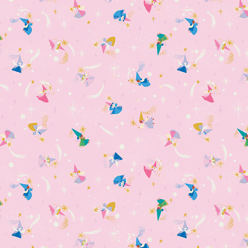 Little Brier Rose - Fairies Pink - Riley Blake Designs