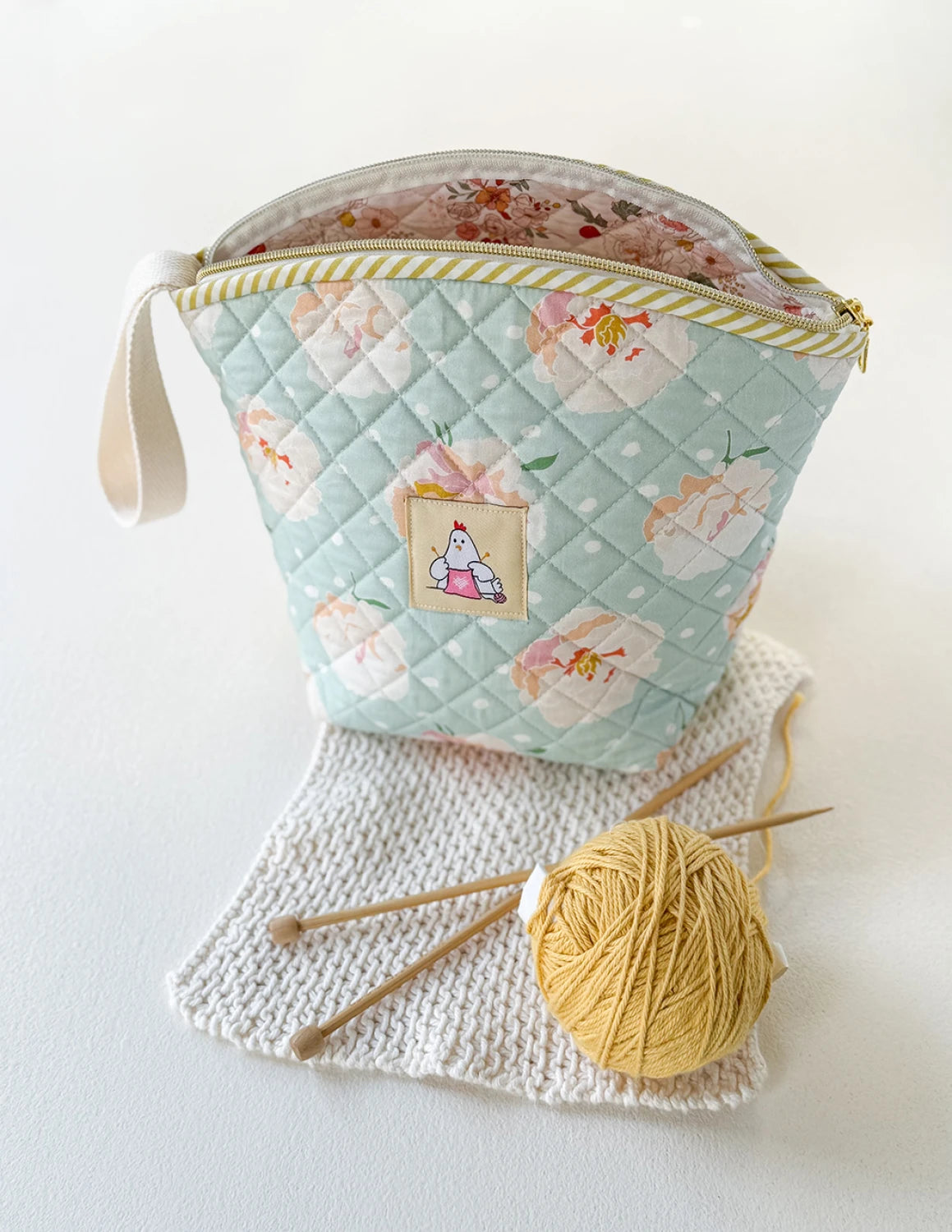 Minki Kim Allover Project Bag Pattern - Printed Pattern English