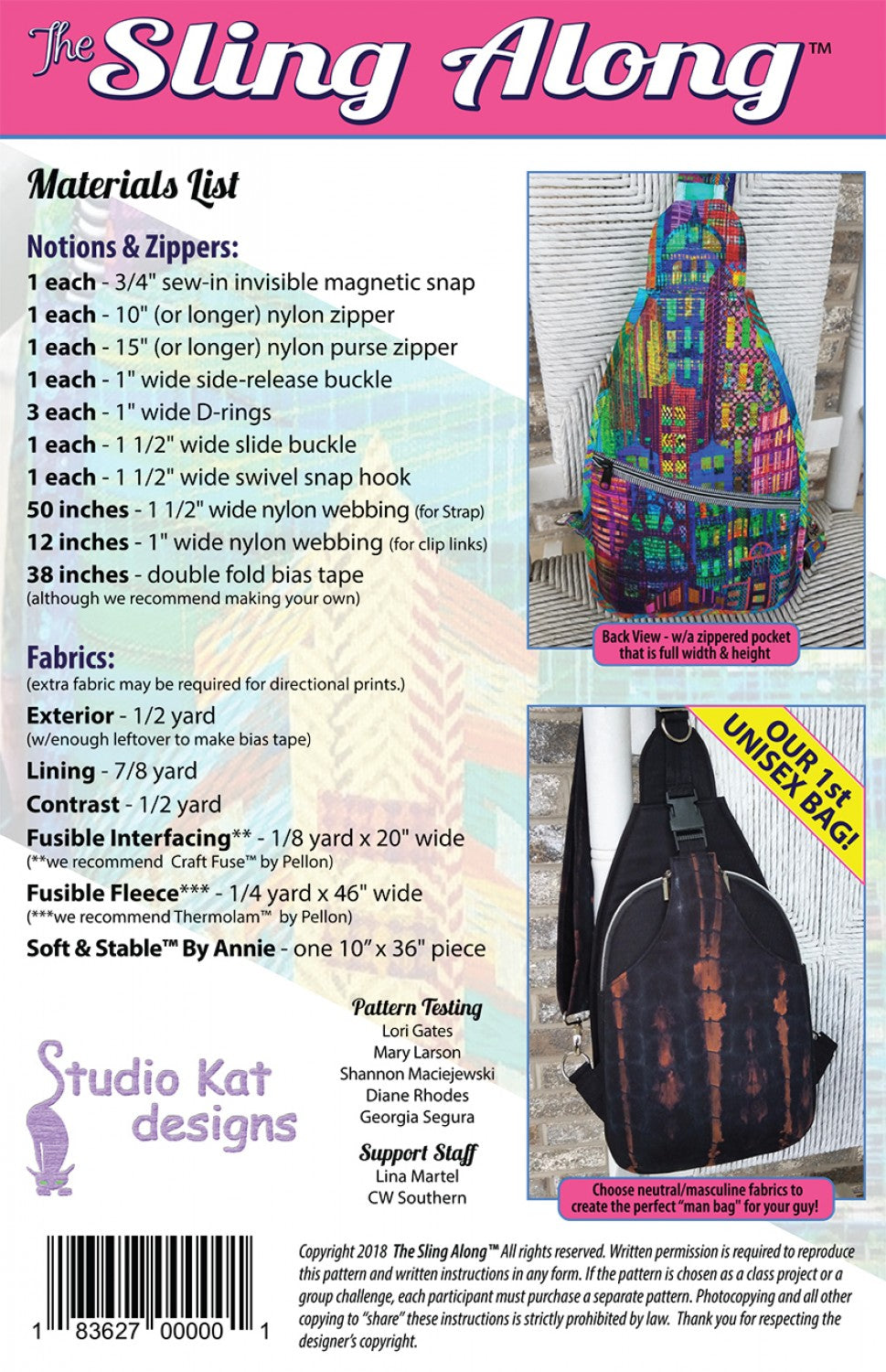 The Sling Along - Studio Kat Designs PATTERN
