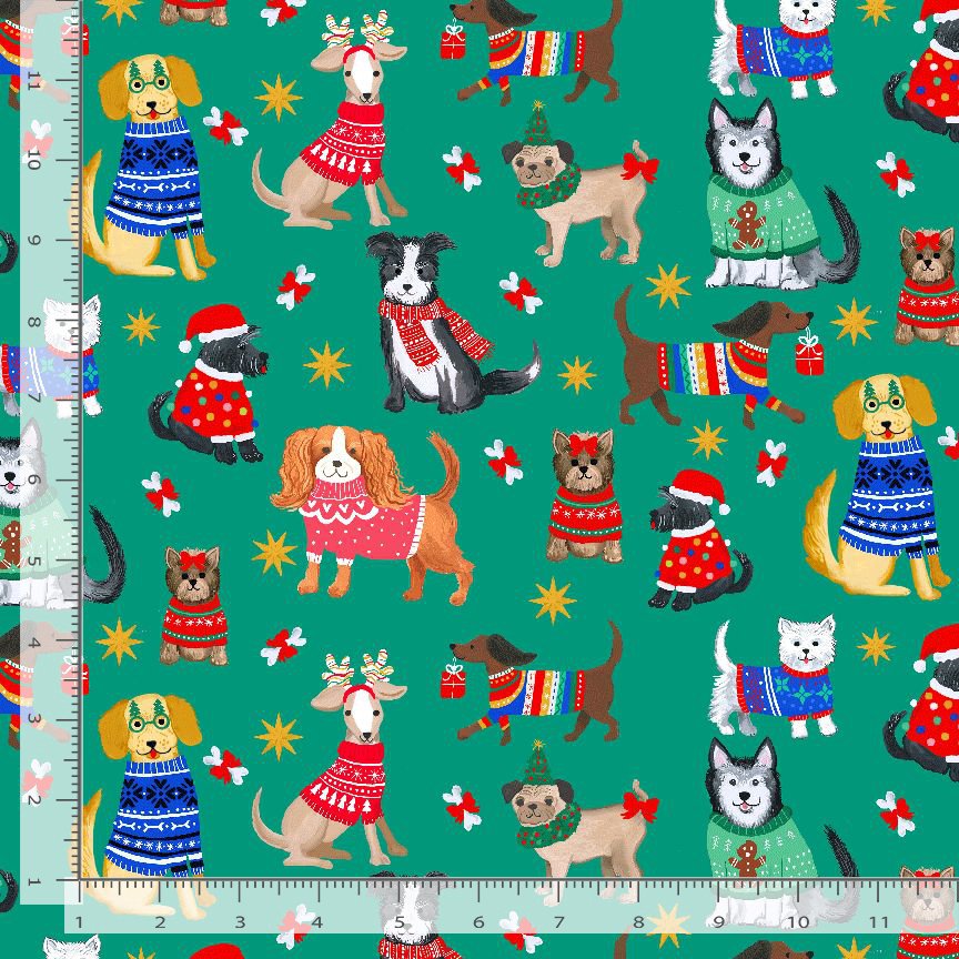 Santa's Little Yelper - Main Print - Dear Stella