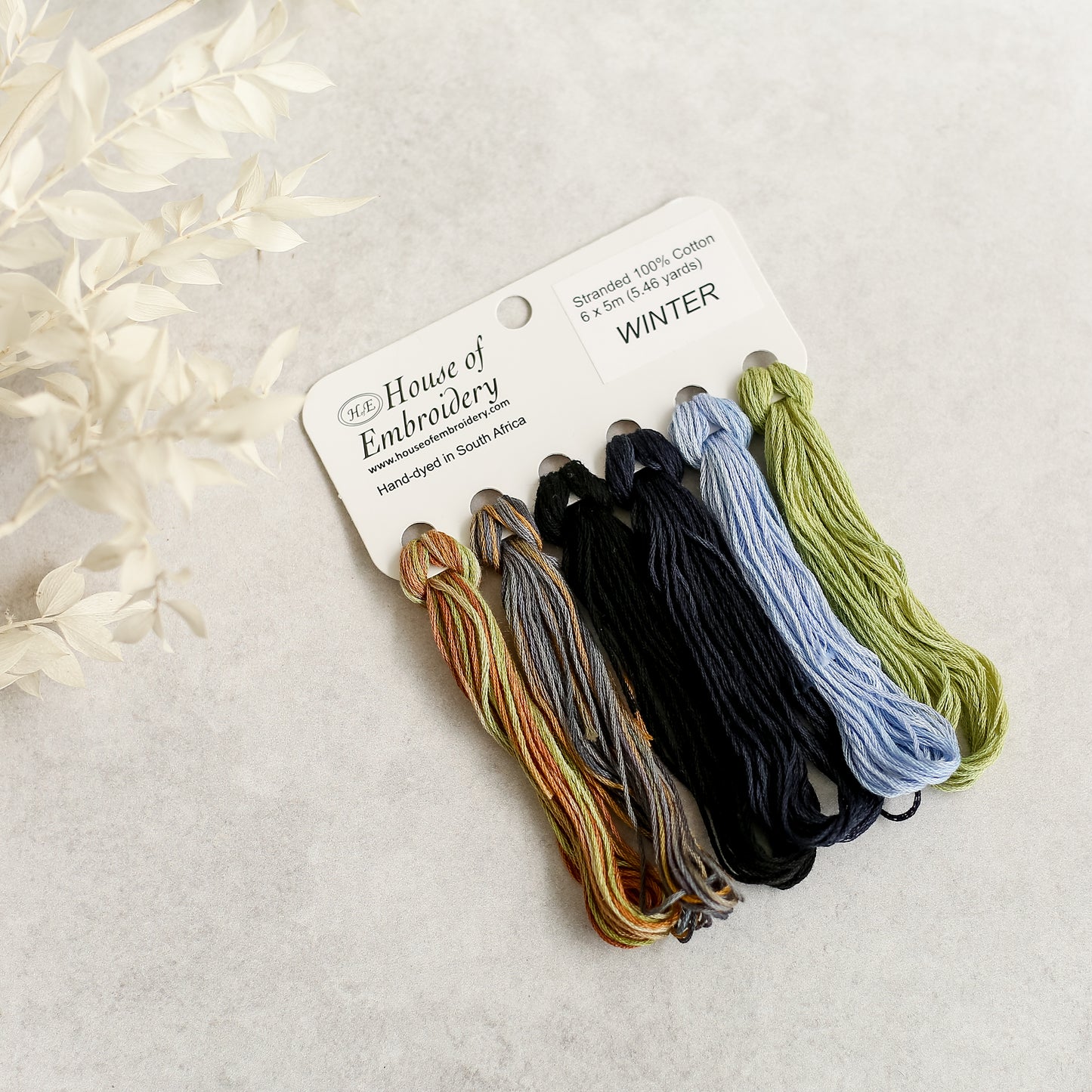 Winter - House Of Embroidery Collections - Floss, Perle 8, Perle 12