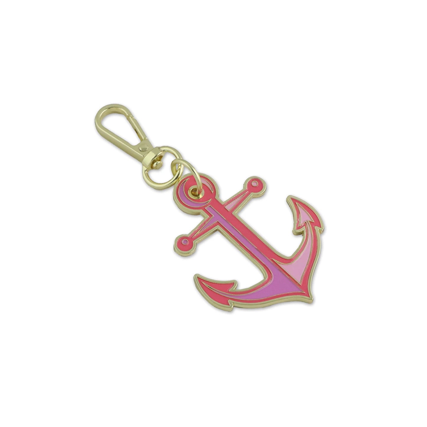**PRÉCOMMANDE** Collection Tula Pink Floral Reef : Porte-clés Anchors Aweigh Coralline