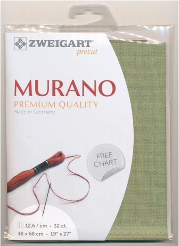 Zweigart Murano 32 ct - 6016 Vert