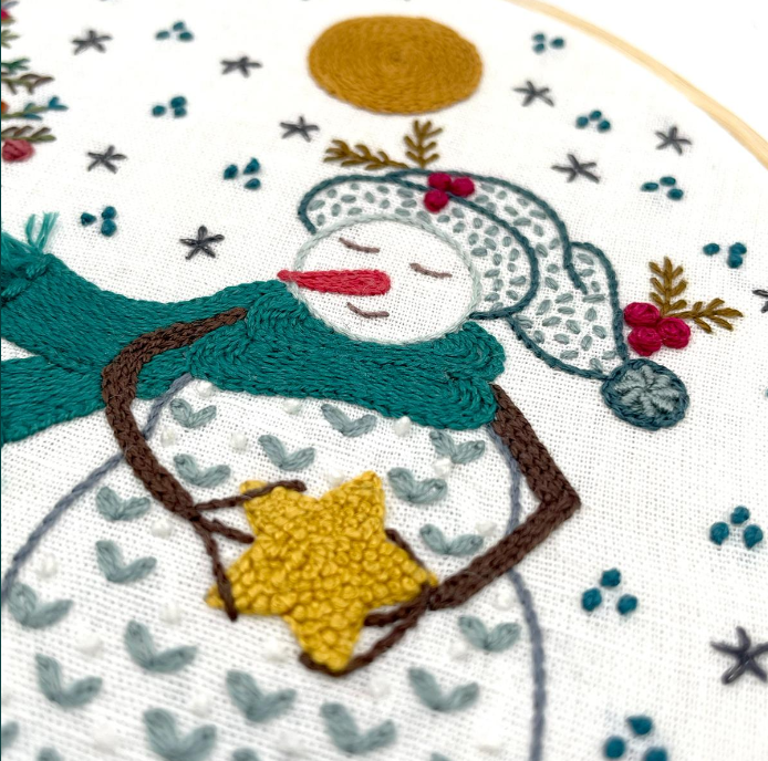 Vive le vent - Embroidery kit - Un chat dans l'aiguille