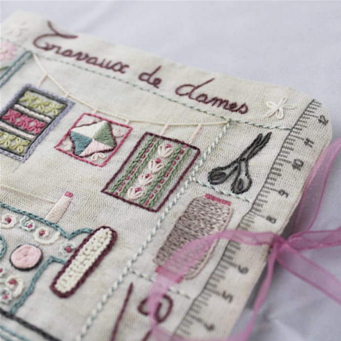 Travaux de Dames - Embroidery kit - Un chat dans l'aiguille