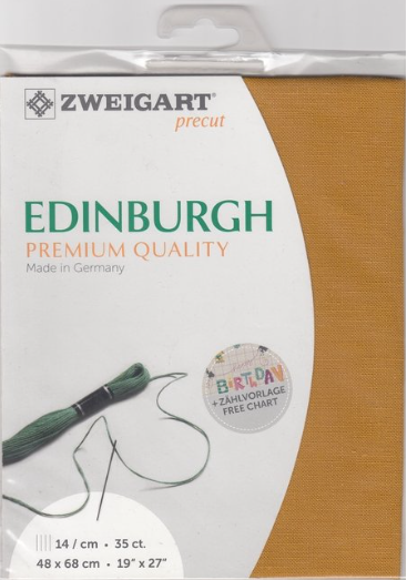 Zweigart Edinburgh 35 ct - 4028 Mustard