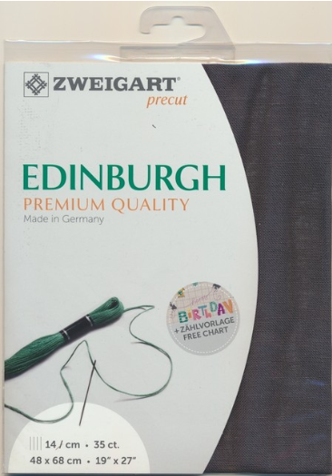 Zweigart Edinburgh 35 ct - 7026 Midnight Blue