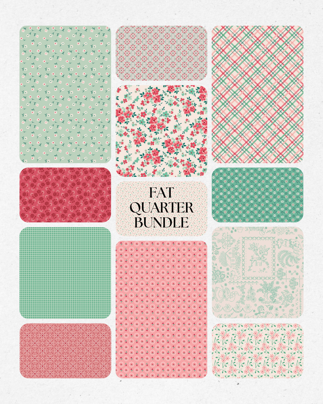 **PRÉCOMMANDE** Berry & Sage - Fat Quarter Bundle - Lori Holt