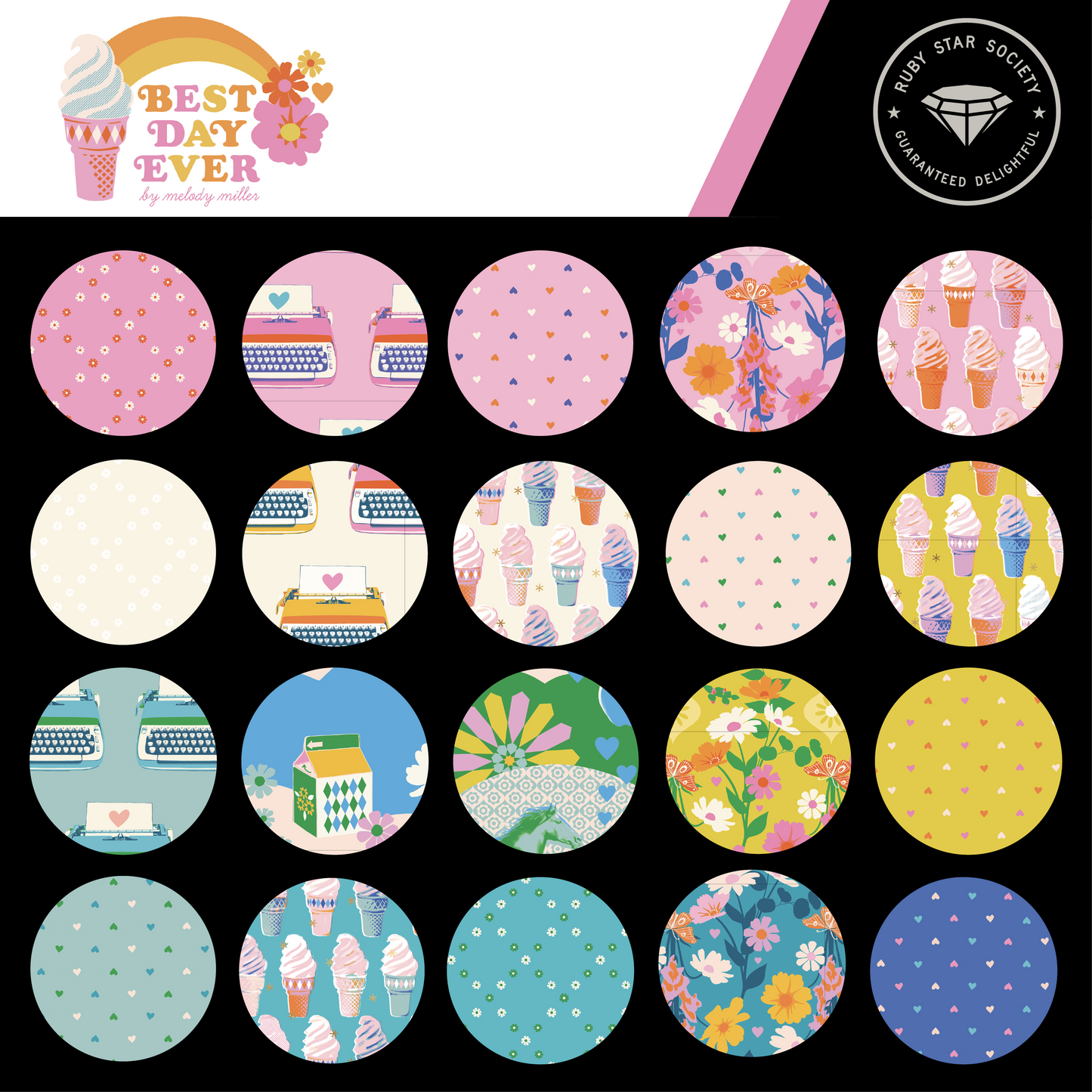 Best Day Ever (Melody Miller) - 5" Charms - Ruby Star Society