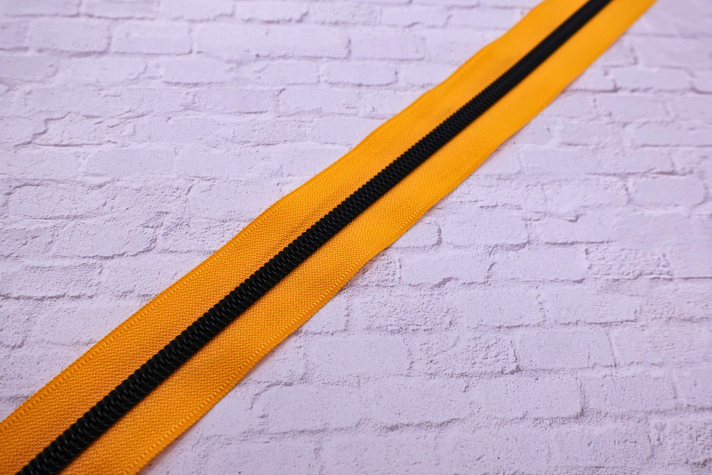 Fermeture Éclair Jaune Dents Noir # 5(1 Mètre)