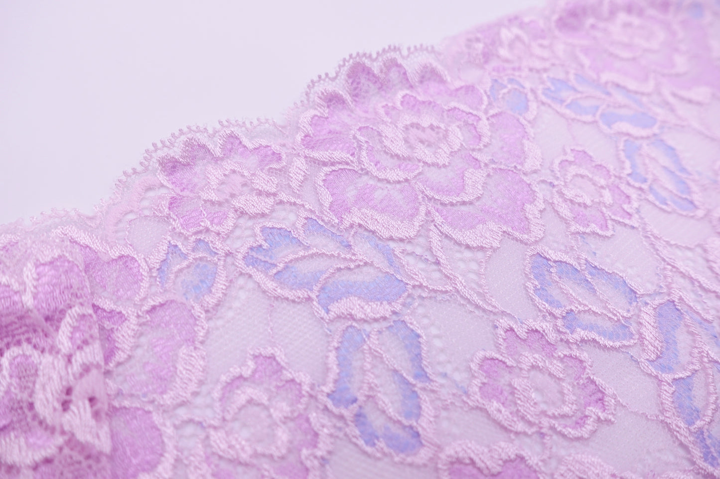 Pastel Flowers- Stretch Lace