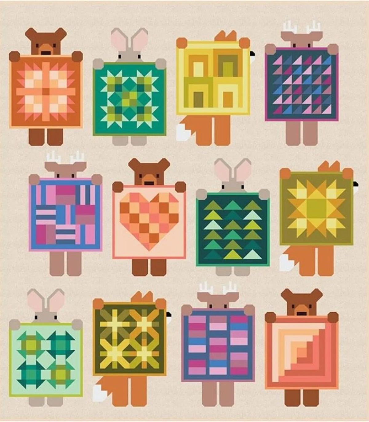 Elizabeth Hartman - Bella Solids - Kit de courtepointe Show & Tell