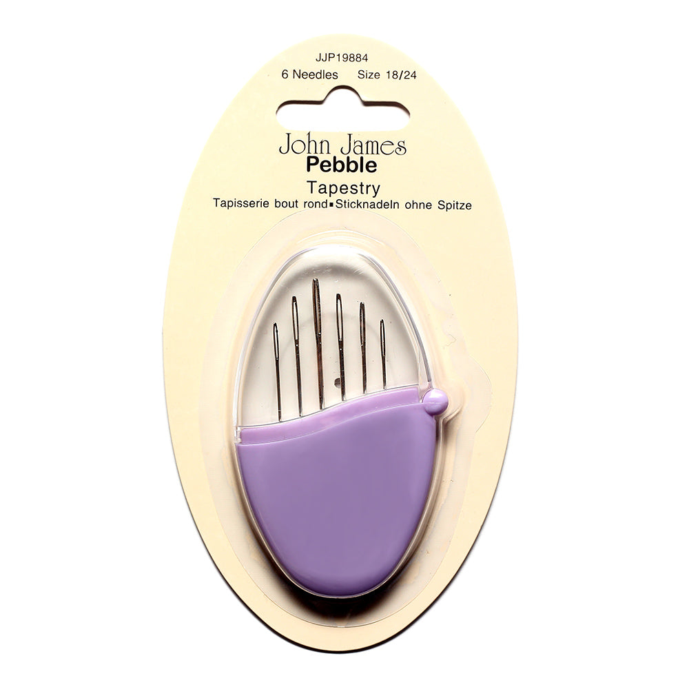 Aiguilles à Tapisserie John James Pebbles, tailles assorties 18/24, 6 ct