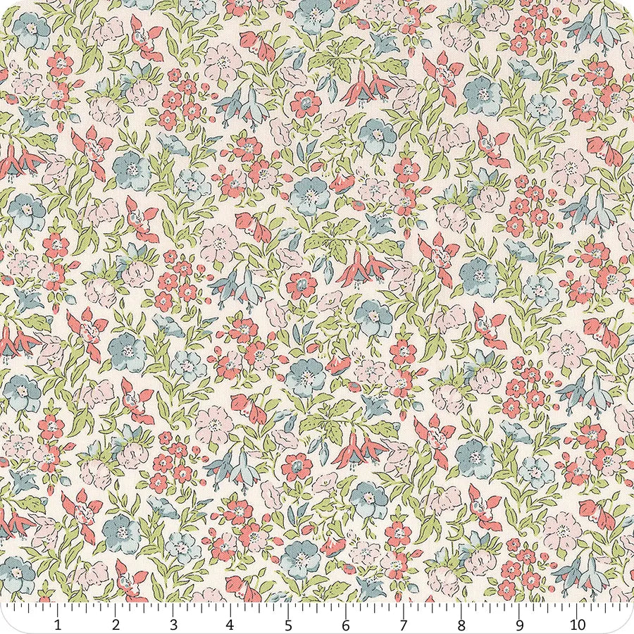 Everlasting - Mamie Flower B - Liberty Lasenby Cotton