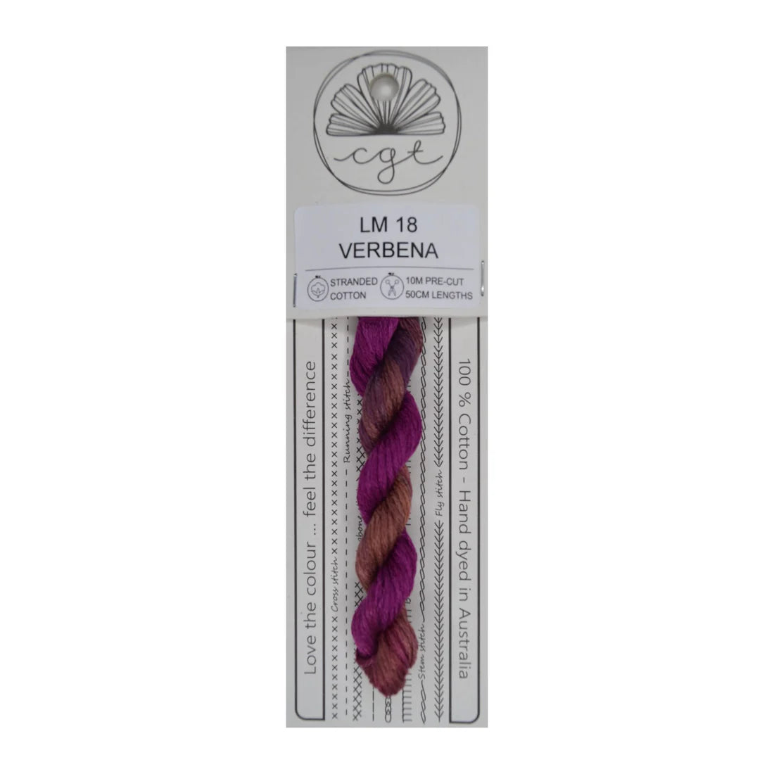 LM18 Verbena - Pre-cut floss - Cottage Garden Threads