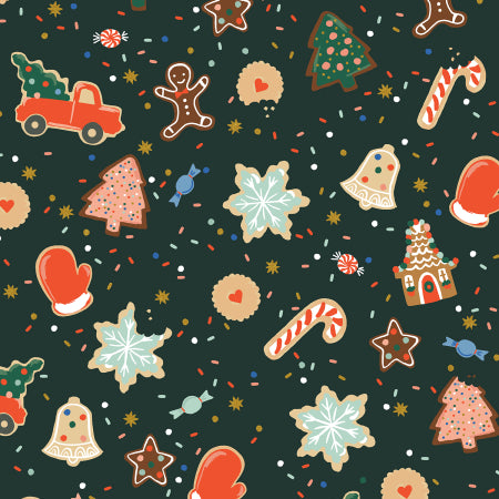 Holiday Classics III - Metallic Biscuit Evergreen - Rifle Paper Co