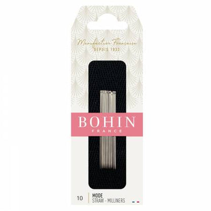 Bohin Straw - Milliners Size 3/9 - 8 - 10