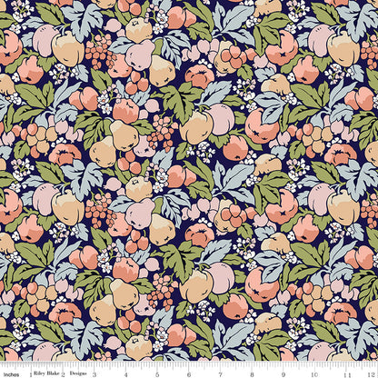 Tree of Life - Orchard Harvest - Liberty Fabric Cotton