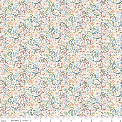 Tree of Life - Cascading Leaves - Liberty Fabric Cotton
