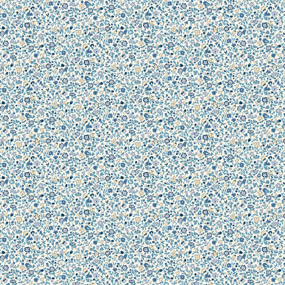 Denim Florals - Posy Haze A - Liberty Fabric Cotton