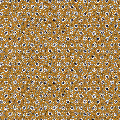 Denim Florals - Lily Trail C - Liberty Fabric Cotton