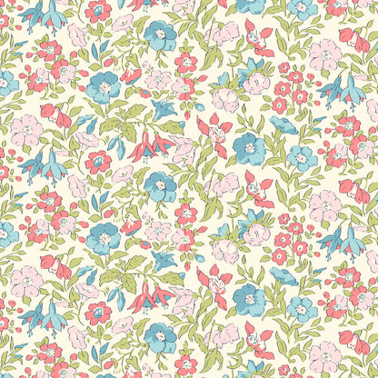 Everlasting - Mamie Flower B - Liberty Lasenby Cotton